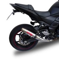 Pot echappement compatible avec Kawasaki Z 750 - R 2007-2014, Deeptone Inox, Échappement légal, homologué,silencieux avec db killer amovible et tuyau de liaison spécifique 