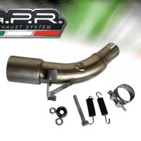 Pot echappement compatible avec Kawasaki Ninja 125 2021-2024, M3 Inox , Échappement légal, homologué,silencieux avec db killer amovible et tuyau de liaison spécifique 