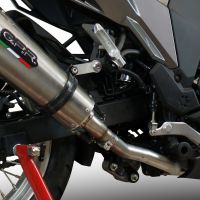 Pot echappement compatible avec Kawasaki Versys-X 250 2017-2020, Furore Evo4 Nero, Échappement légal, homologué,silencieux avec catalyseur, db killer amovible et tuyau de liaison spécifique 