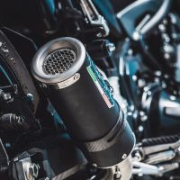 Pot echappement compatible avec Kawasaki Z 900 E 2020-2024, M3 Black Titanium, Échappement légal, homologué,silencieux avec db killer amovible et tuyau de liaison spécifique 