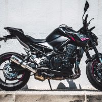 Pot echappement compatible avec Kawasaki Z 900 E 2020-2024, M3 Inox , Échappement légal, homologué,silencieux avec db killer amovible et tuyau de liaison spécifique 