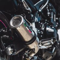 Pot echappement compatible avec Kawasaki Z 900 E 2020-2024, M3 Inox , Échappement légal, homologué,silencieux avec db killer amovible et tuyau de liaison spécifique 