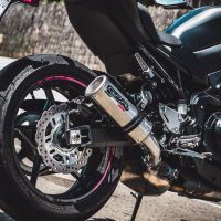 Pot echappement compatible avec Kawasaki Z 900 E 2020-2024, M3 Inox , Échappement légal, homologué,silencieux avec db killer amovible et tuyau de liaison spécifique 