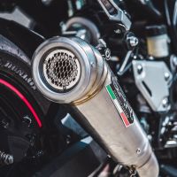 Pot echappement compatible avec Kawasaki Z 900 E 2017-2020, Powercone Evo, Échappement légal, homologué,silencieux avec db killer amovible et tuyau de liaison spécifique 