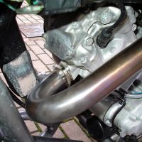 Pot echappement compatible avec Kawasaki Kfx 700 2004-2011, Powercone Evo, Homologué et légal, système d'échappement complet avec double silencieaux, avec db killer amovible et collecteur spécifique 
