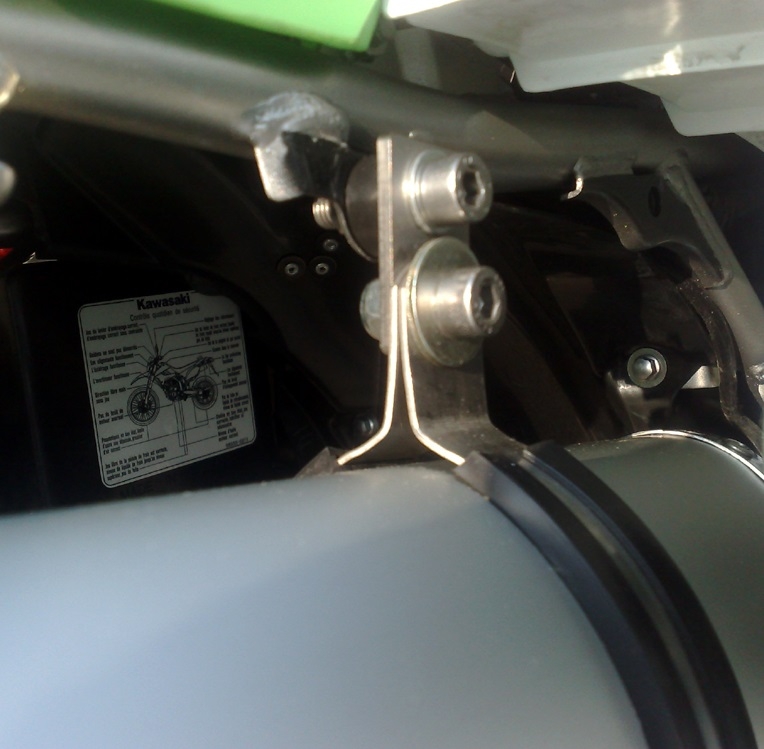 Pot echappement compatible avec Kawasaki KLX 250 S 2018-2020, Furore Nero, Homologué et légal, système d'échappement complet, avec db killer amovible 