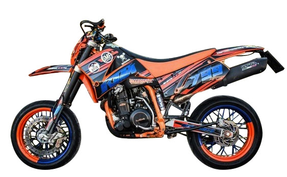 Pot echappement compatible avec Ktm EGS Adventure - LC4 1999-2003, Furore Nero, Échappement légal, homologué,silencieux avec db killer amovible et tuyau de liaison spécifique 