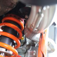 Pot echappement compatible avec Ktm SX-F 450 2016-2018, Furore Nero, Pot d'échappement complet racing, compris de collecteur et db killer amovible, sans homologation 