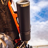 Pot echappement compatible avec Husqvarna Norden 901 2022-2024, M3 Black Titanium, Échappement légal, homologué,silencieux avec db killer amovible et tuyau de liaison spécifique 