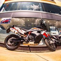 Pot echappement compatible avec Ktm SMT 890 2023-2024, Albus Evo4, Échappement légal, homologué,silencieux avec db killer amovible et tuyau de liaison spécifique 