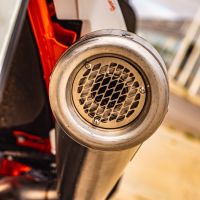 Pot echappement compatible avec Ktm Duke 890 2021-2024, Powercone Evo, Échappement légal, homologué,silencieux avec db killer amovible et tuyau de liaison spécifique 