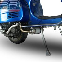 Pot echappement compatible avec Lml Star 200 4T a marce - 4ST with gears 2011-2016, Alluminio, Homologué et légal, système d'échappement complet avec catalyseur et db killer amovible 