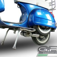 Pot echappement compatible avec Lml Star 200 4T a marce - 4ST with gears 2011-2016, Alluminio, Homologué et légal, système d'échappement complet avec catalyseur et db killer amovible 