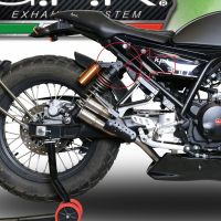Pot echappement compatible avec F.B. Mondial Hps 300 2018-2019, F205, Pot echappement racing, ligne complet, fourni avec collecteur spécifique, article sans homologation 