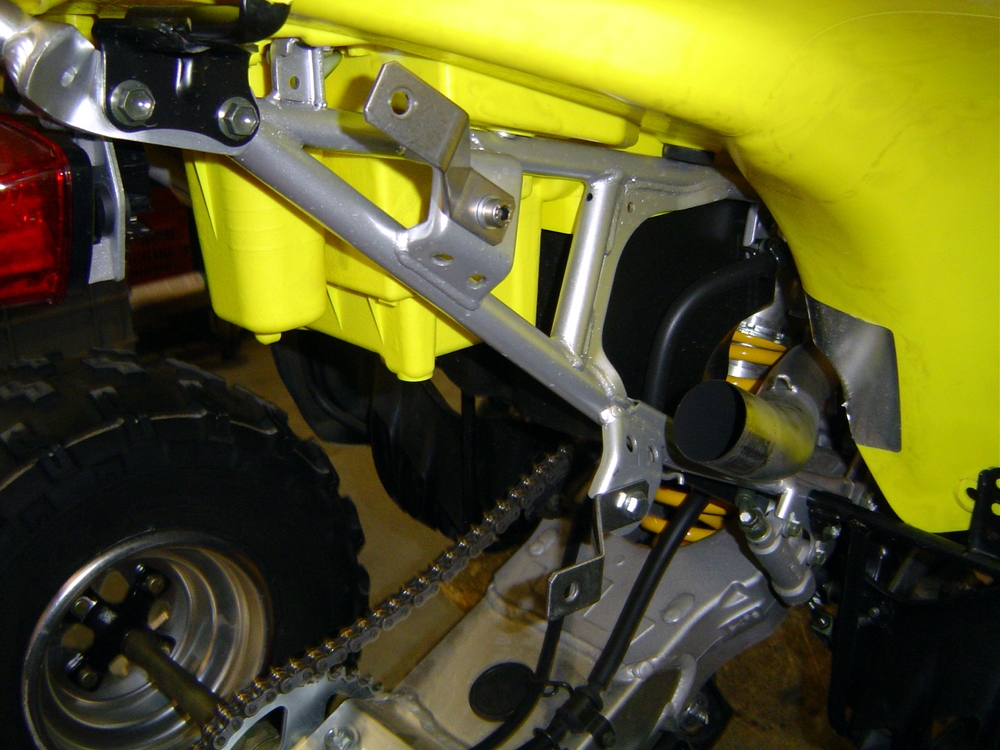 Pot echappement compatible avec Artic Cat DVX 400 2003-2008, Deeptone Atv, Échappement légal, homologué,silencieux avec db killer amovible et tuyau de liaison spécifique 
