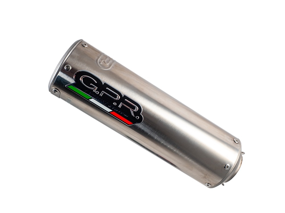 Pot echappement compatible avec Zontes Zt 125 G1 - U - U1 - Z2 2020-2024, M3 Inox , Homologué et légal, système d'échappement complet avec catalyseur et db killer amovible 