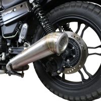 Pot echappement compatible avec Moto Guzzi V7 III Special-Stone-Carbon 2017-2018, Powercone Evo, Pot echappement racing, ligne complet, fourni avec collecteur spécifique, article sans homologation 