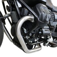 Pot echappement compatible avec Moto Guzzi V7 III Special-Stone-Carbon 2017-2018, Powercone Evo, Pot echappement racing, ligne complet, fourni avec collecteur spécifique, article sans homologation 
