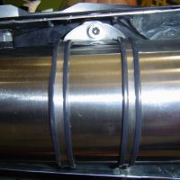 Pot echappement compatible avec Yamaha MT-01 2005-2011, Inox Tondo, Paire de pot d'échappement homologuées, livrées avec db killer amovible et raccords spécifiques 