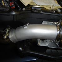 Pot echappement compatible avec Yamaha MT-01 2005-2011, Inox Tondo, Paire de pot d'échappement homologuées, livrées avec db killer amovible et raccords spécifiques 
