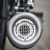 Pot echappement compatible avec Yamaha Mt-07 2017-2020, M3 Black Titanium, Homologué et légal, système d'échappement complet avec catalyseur et db killer amovible 