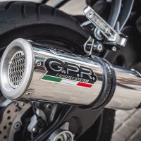 Pot echappement compatible avec Yamaha Mt-07 2014-2016, M3 Inox , Pot echappement racing, ligne complet, fourni avec collecteur spécifique, article sans homologation 