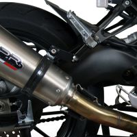 Pot echappement compatible avec Yamaha Tracer 9 GT 2021-2024, M3 Inox , Homologué et légal, système d'échappement complet avec catalyseur et db killer amovible 