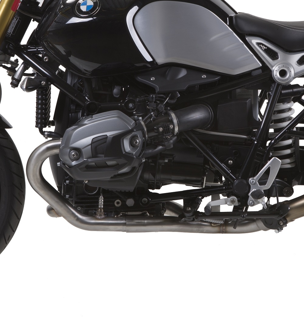 Pot echappement compatible avec Bmw R Nine-T 1200 -Pure -Racer -Scrambler -Urban G-S 2013-2019, Decatalizzatore, Suppresseur de cataliseu, décatalyseurr, article sans homologation 