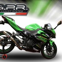 Pot echappement compatible avec Kawasaki Z 400 2018-2022, Deeptone Inox, Pot echappement racing, ligne complet, fourni avec collecteur spécifique, article sans homologation 