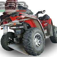 Pot echappement compatible avec Can Am Can Am 400 2005-2011, Deeptone Atv, Homologué et légal, système d'échappement complet, avec db killer amovible 