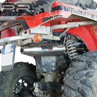 Pot echappement compatible avec Can Am Can Am 400 2005-2011, Deeptone Atv, Homologué et légal, système d'échappement complet, avec db killer amovible 