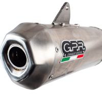 Pot echappement compatible avec Honda Crf 250 RX 2019-2021, Pentacross Inox, Pot echappement racing, ligne complet, double silencieux avec db killers amovibles 