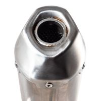 Pot echappement compatible avec Honda Crf 250 RX 2019-2021, Pentacross Inox, Pot echappement racing, ligne complet, double silencieux avec db killers amovibles 