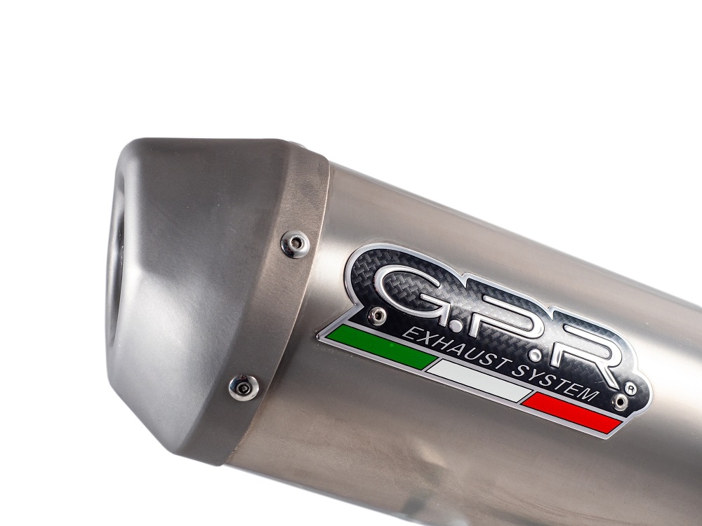 Pot echappement compatible avec Honda Crf 450 R-RX 2020-2020, Pentacross FULL Titanium, Pot echappement racing, ligne complet, double silencieux avec db killers amovibles 