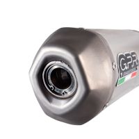 Pot echappement compatible avec Honda Crf 450 R-RX 2020-2020, Pentacross FULL Titanium, Pot echappement racing, ligne complet, double silencieux avec db killers amovibles 
