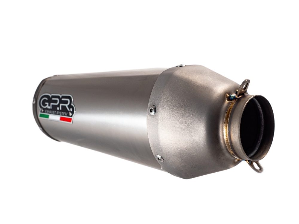 Pot echappement compatible avec Husqvarna FE 250 2019-2023, Pentacross FULL Titanium, Pot d'échappement complet racing, compris de collecteur et db killer amovible, sans homologation 