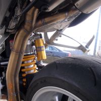GPR pot echappement compatible avec  Bmw R 1200 S 2006-2008, Albus Ceramic, Paire de pot d'échappement homologuées, livrées avec db killer amovible et raccords spécifiques 