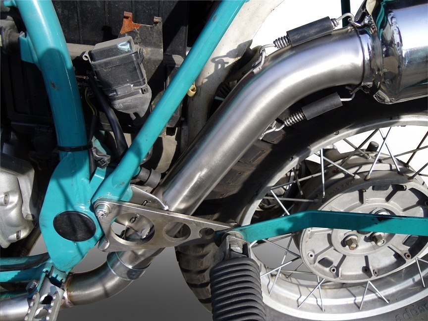Pot echappement compatible avec Bmw R 100 Gs 1987-1996, Decatalizzatore, Suppresseur de cataliseu, décatalyseurr, article sans homologation 