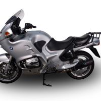 Pot echappement compatible avec Bmw R 1150 Rt 2000-2006, Furore Nero, Échappement légal, homologué,silencieux avec db killer amovible et tuyau de liaison spécifique 