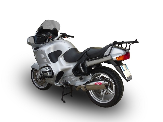 Pot echappement compatible avec Bmw R 1150 Rt 2000-2006, Trioval, Échappement légal, homologué,silencieux avec catalyseur, db killer amovible et tuyau de liaison spécifique 
