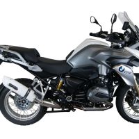 Pot echappement compatible avec Bmw R 1200 Gs -Adventure 2013-2016, Albus Ceramic, Échappement légal, homologué,silencieux avec db killer amovible et tuyau de liaison spécifique 