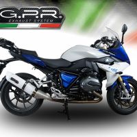 Pot echappement compatible avec Bmw R 1200 Rs Lc 2015-2016, Albus Ceramic, Échappement légal, homologué,silencieux avec db killer amovible et tuyau de liaison spécifique 