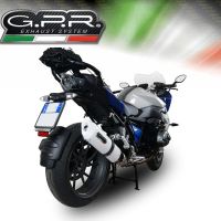 Pot echappement compatible avec Bmw R 1200 Rs Lc 2015-2016, Albus Ceramic, Échappement légal, homologué,silencieux avec db killer amovible et tuyau de liaison spécifique 