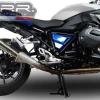 Pot echappement compatible avec Bmw R 1200 Rs Lc 2015-2016, Powercone Evo, Échappement légal, homologué,silencieux avec db killer amovible et tuyau de liaison spécifique 
