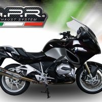 Pot echappement compatible avec Bmw R 1200 Rt Lc 2014-2016, Trioval, Échappement légal, homologué,silencieux avec db killer amovible et tuyau de liaison spécifique 