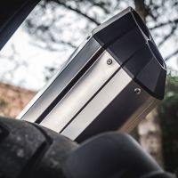 Pot echappement compatible avec Bmw R 1250 Gs -Adventure 2021-2024, Hyper Sonic Titanium, Échappement légal, homologué,silencieux avec db killer amovible et tuyau de liaison spécifique 