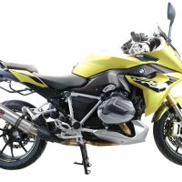 Pot echappement compatible avec Bmw R 1250 R -Rs 2021-2024, M3 Inox , Échappement légal, homologué,silencieux avec db killer amovible et tuyau de liaison spécifique 