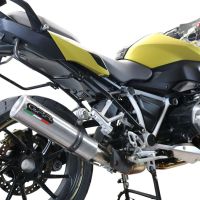 Pot echappement compatible avec Bmw R 1250 R -Rs 2021-2024, M3 Titanium Natural, Échappement légal, homologué,silencieux avec db killer amovible et tuyau de liaison spécifique 