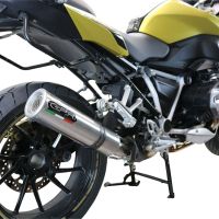 Pot echappement compatible avec Bmw R 1250 R -Rs 2021-2024, M3 Titanium Natural, Échappement légal, homologué,silencieux avec db killer amovible et tuyau de liaison spécifique 
