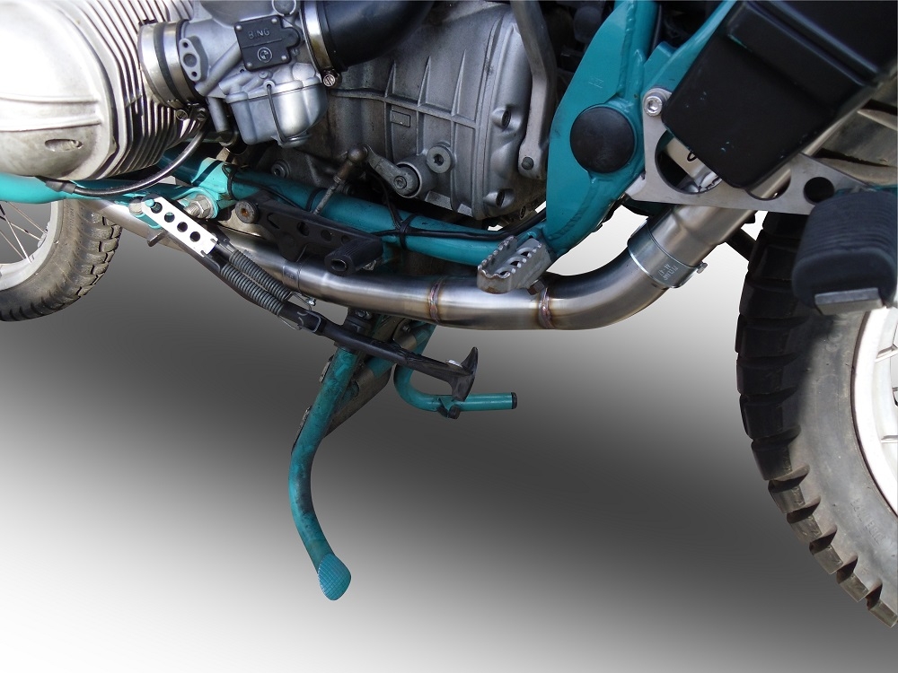 Pot echappement compatible avec Bmw R 100 Gs 1987-1996, Decatalizzatore, Suppresseur de cataliseu, décatalyseurr, article sans homologation 